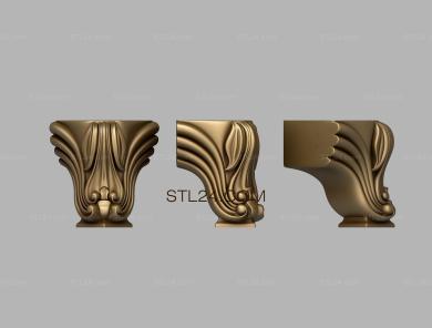 Ножки (NJ_0818) 3D модель для ЧПУ станка